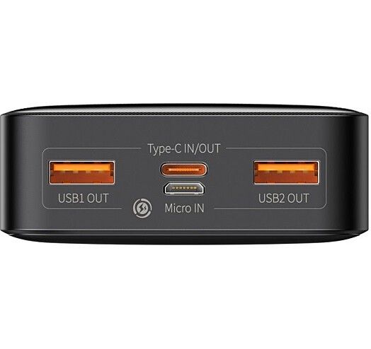 Baseus Bipow Digital Display 20W 20000 mAh Black (PPDML-M01)