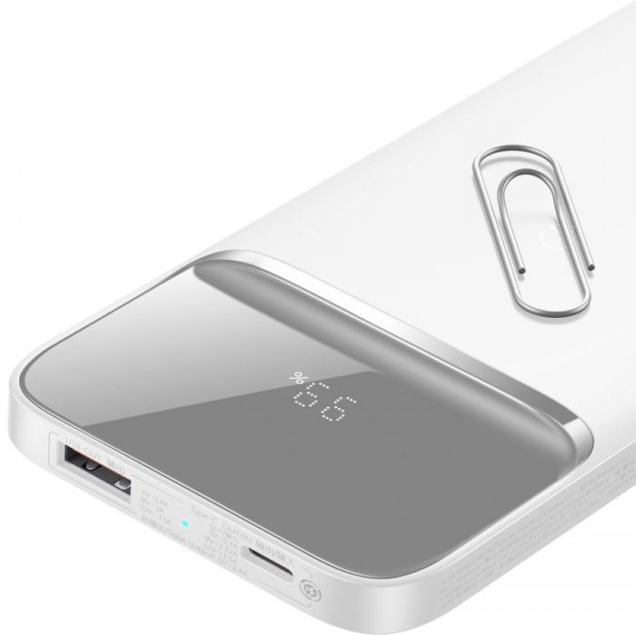 Baseus  Magnetic QI 10000 mAh, Білий