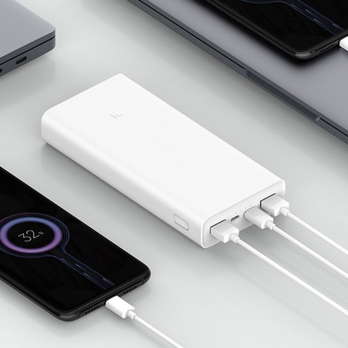 Xiaomi Mi 3 20000 mAh USB-C 18W, White (PLM18ZM)(VXN4258CN)