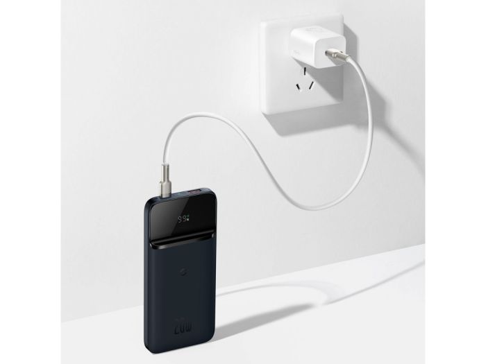 Baseus Magnetic Wireless 10000 mAh 20W USB / USB Type C, Black (PPCX010103)