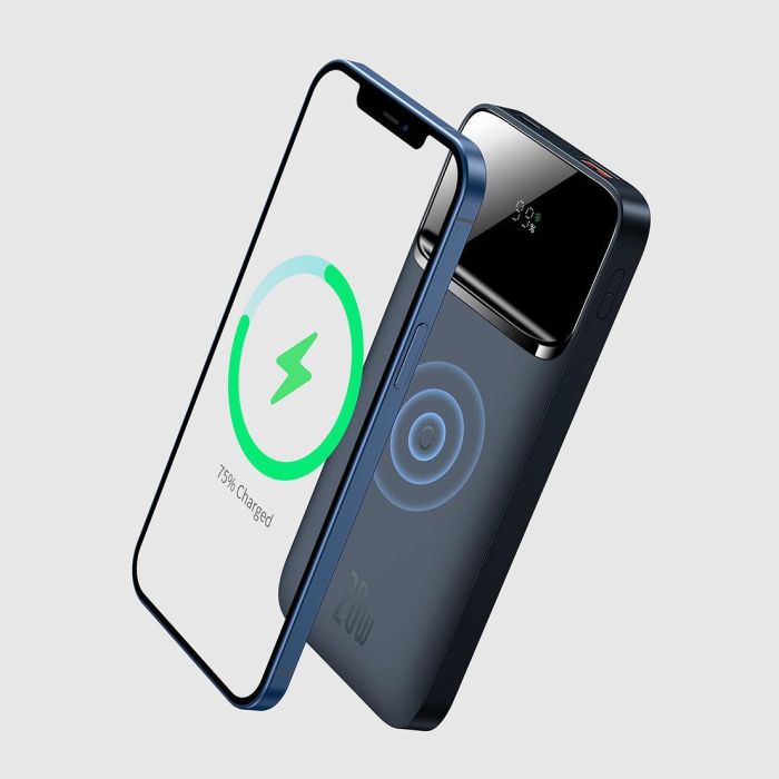 Baseus Magnetic Wireless 10000 mAh 20W USB / USB Type C, Black (PPCX010103)