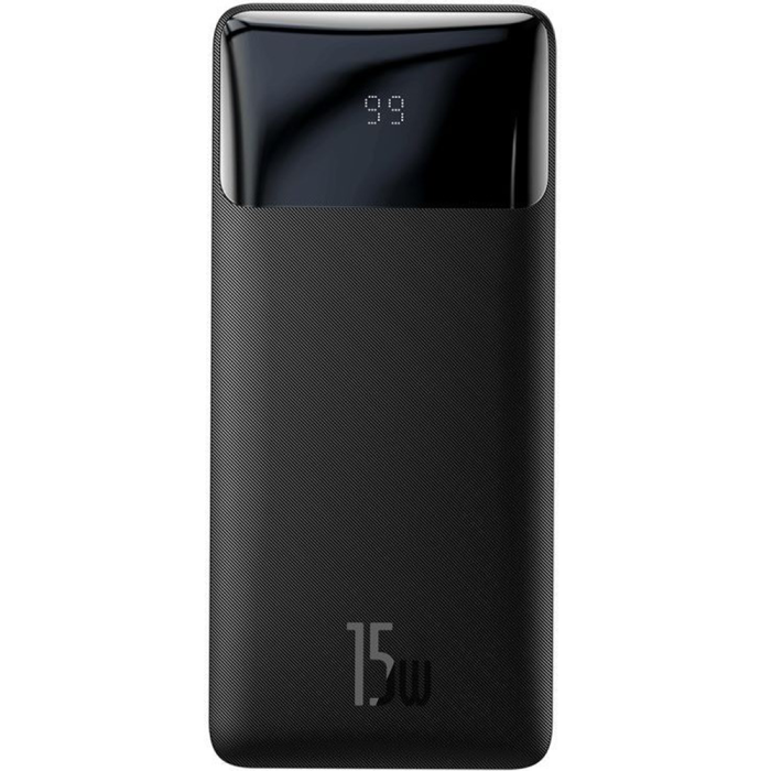 Baseus Bipow Digital Display Powerbank 15W 30000 mAh Black (PPDML-K01)