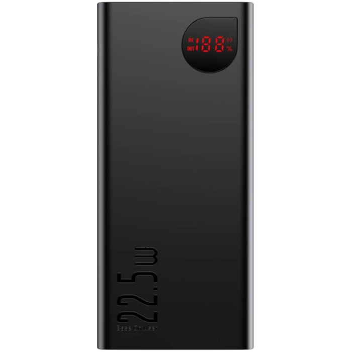 Baseus Adaman Metal Digital Display 22.5W (QC3.0 PD3.0) 20000 mAh, Black
