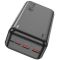 Hoco J101B-30000 mAh 22.5W fully compatible Micro-USB/Type-C, USB, LED індикатор Чорний