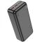 Hoco J101B-30000 mAh 22.5W fully compatible Micro-USB/Type-C, USB, LED індикатор Чорний