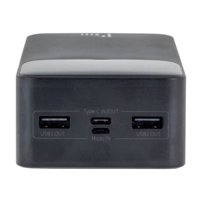 Baseus PPDML-K Bipow 15W 30000 mAh 2USB/1Type-C Чорний