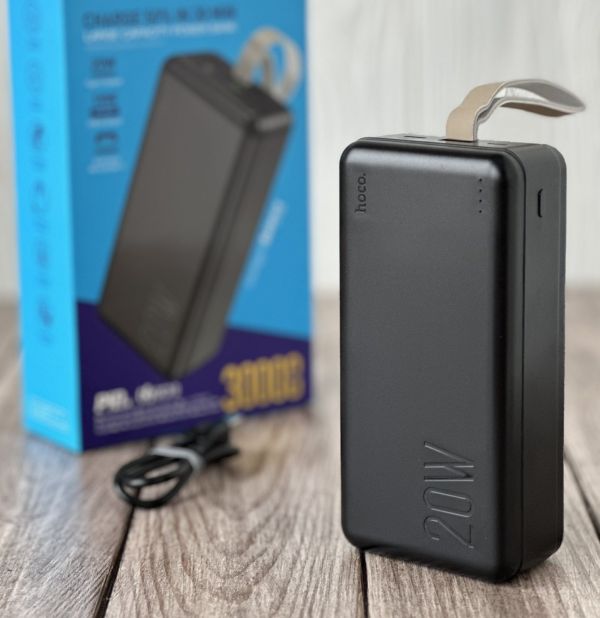 Power Bank HOCO J91B 30000 мАh швидка зарядка 22.5W (Black)