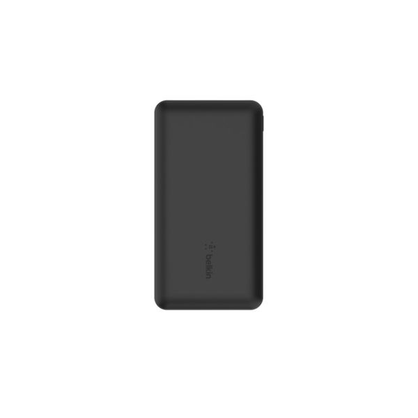 Belkin 10000 mAh, USB-C, 2*USB-A, 3A max, 6" USB-A to USB-C cable, Black (BPB011bt-BK)