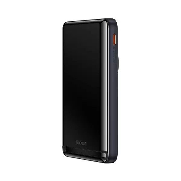 Baseus Magnetic Bracket Wireless Fast Charge 10000 mAh 20W 3A QC3.0+PD3.0 Black/Blue (PPCX000203)