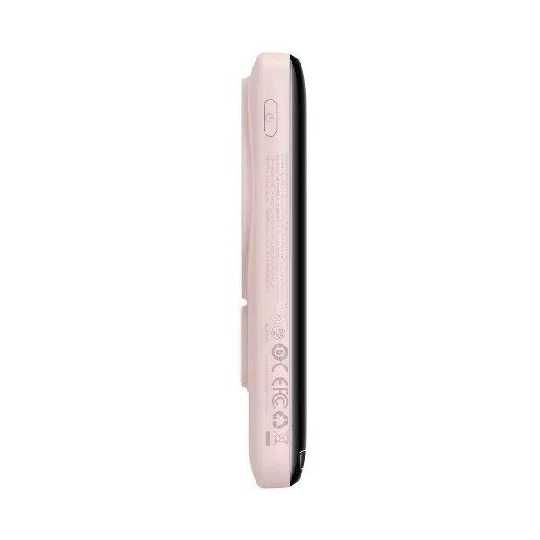 Baseus Magnetic Bracket Wireless Fast Charge 10000 mAh 20W 3A QC3.0+PD3.0 Pink (PPCX000204)
