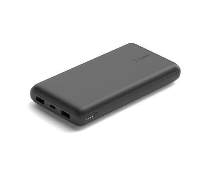Belkin 20000 mAh 15W Dual USB-A, USB-C з підтримкою швидкого заряджання Black