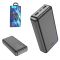 Hoco J100A 10000 mAh 2xUSB/Type-C Чорний