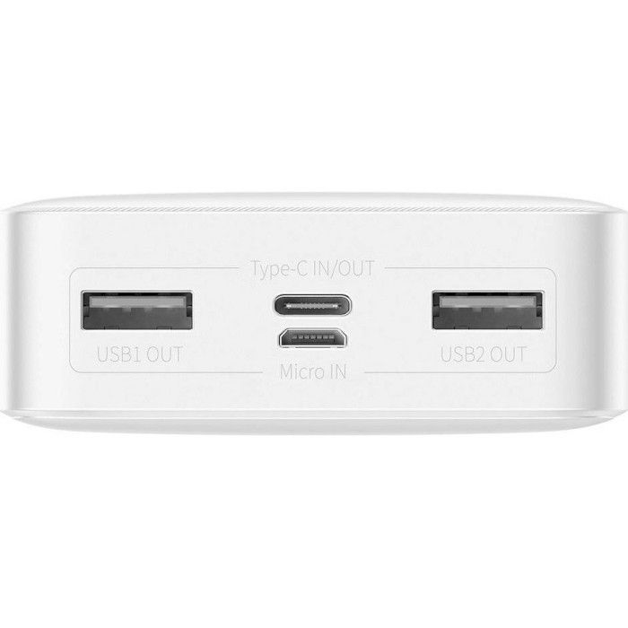 Baseus Bipow Digital Display 15W 20000 mAh White (PPBD20, PPDML-J02)