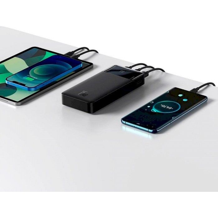 Baseus Bipow Digital Display 15W 20000 mAh Black (PPBD20, PPDML-J01)