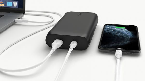 Belkin 20000 mAh 30w pd для MacBook bpb002btbk Black