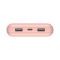 Belkin 20000 mAh 15w Dual usb-a, usb-c Rose Gold bpb012btrg