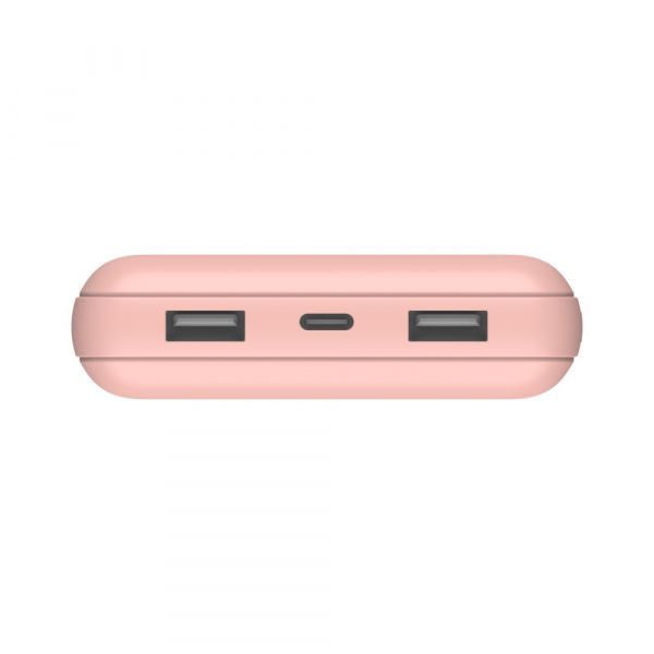 Belkin 20000 mAh 15w Dual usb-a, usb-c Rose Gold bpb012btrg