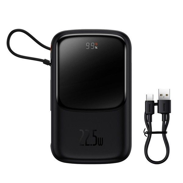 Baseus PPQD0401 Qpow Pro 20000 mAh 22.5W Чорний (755412)