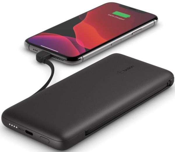 Belkin 10000 mAh integrated cables bpb006btblk Black
