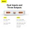 Baseus 10000 mAh 20W 3A Bipow Digital Display Швидка зарядка QC3.0+PD3.0 2USB Type-C White