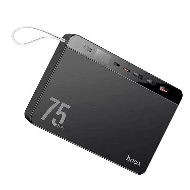 Hoco J94 Overlord 75000 mAh 22.5W чорний
