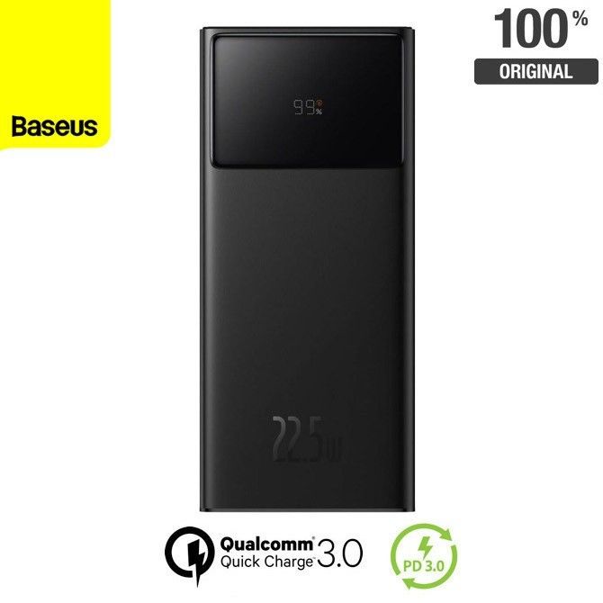 Baseus Star-Lord Digital Display Fast Charge 22.5W 20000 mAh Black PPXJ060001