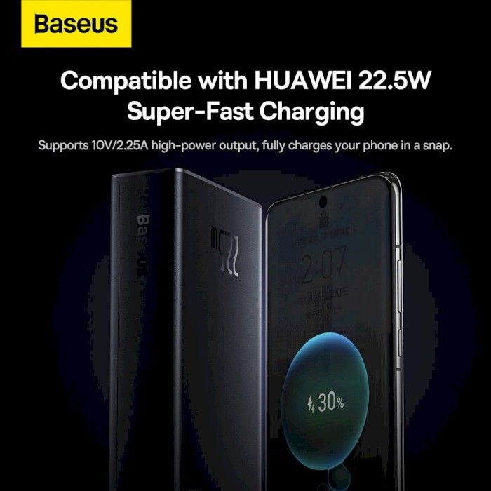 Baseus Star-Lord Digital Display Fast Charge 22.5W 20000 mAh Black PPXJ060001