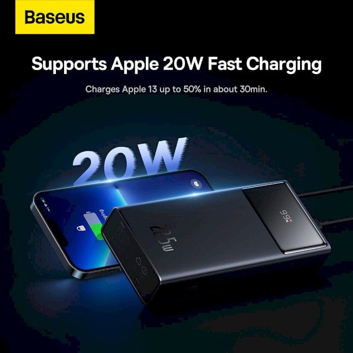 Baseus Star-Lord Digital Display Fast Charge 22.5W 20000 mAh Black PPXJ060001