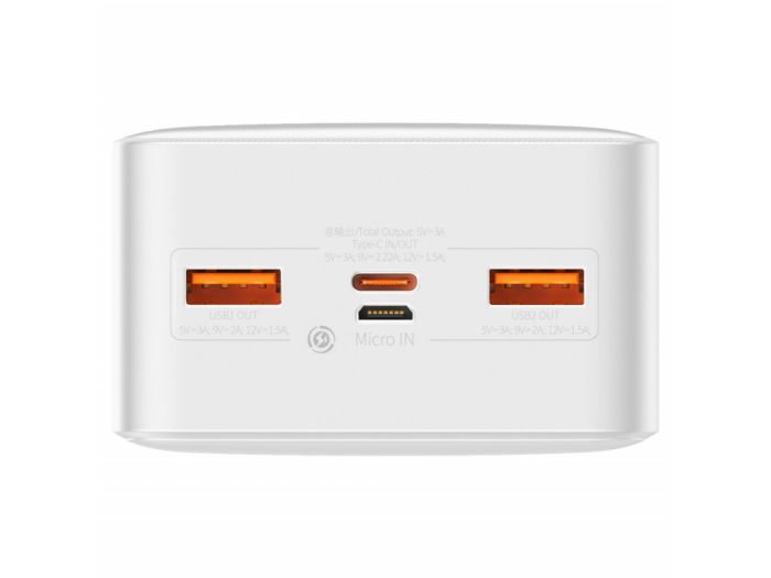 Baseus Bipow Overseas 20W 30000 mAh (PPBD050402) White [81862]