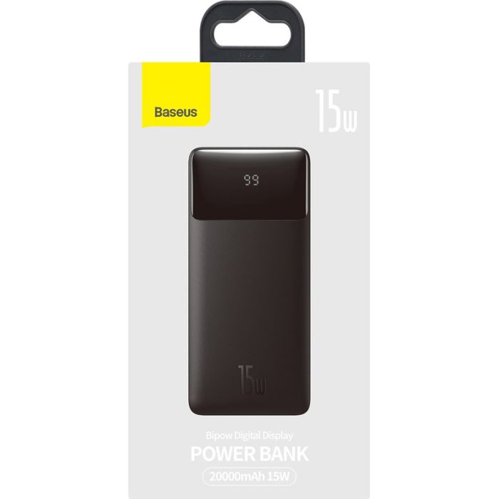 Baseus Bipow Overseas 15W 20000 mAh Black (PPBD050101) [79682]