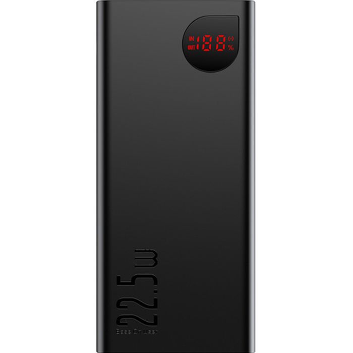 Baseus Adaman Metal Digital Display 20000 mAh 22.5W Black (PPAD070101) [79287]
