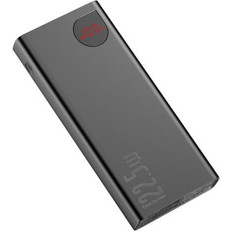 Baseus Adaman Metal Digital Display 20000 mAh 22.5W Black (PPAD070101) [79287]