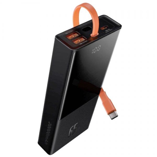 Baseus Elf Digital Display 65W 20000 mAh Black (PPJL000001, PPJL65C)