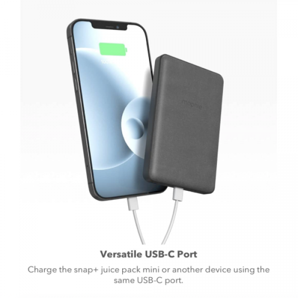 Mophie Snap+ Juice Pack Mini MagSafe 5000 mAh Black (SNP-JP-MINI-5K-M2)