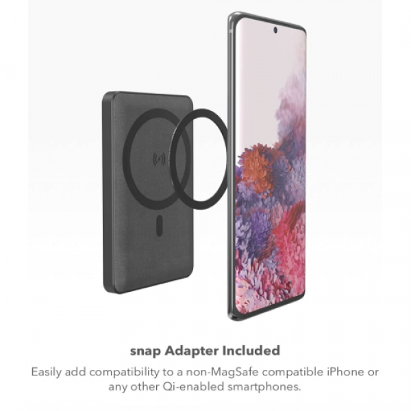 Mophie Snap+ Juice Pack Mini MagSafe 5000 mAh Black (SNP-JP-MINI-5K-M2)