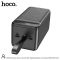 Hoco DB31A 80000 mAh з ліхтариком  3USB/Type-C/Lightning, 2.1A | black