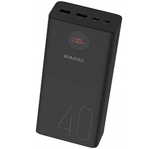 Romoss PEA40 Zeus 40000 mAh 18W 3A чорний (PEA40-112)