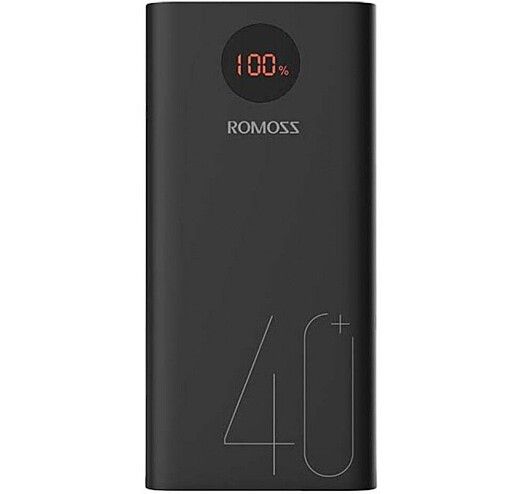 Romoss PEA40 Zeus 40000 mAh 18W 3A чорний (PEA40-112)