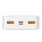 Baseus  Bipow 20000 mAh, Output: 2*USB/Type-C, 20W, White, Q40 PPBD20K