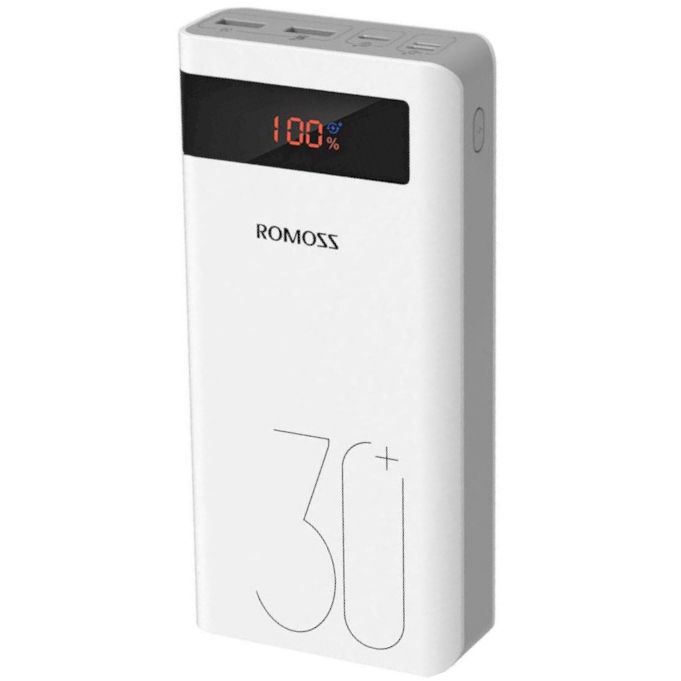 Power Bank Romoss Sense 8P+ 18W 30000mAh White (PHP30 PRO)