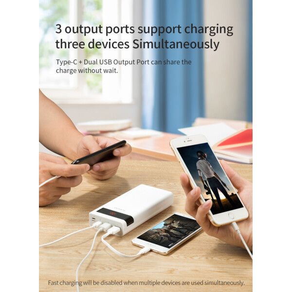 Power Bank Romoss Sense 8P+ 18W 30000mAh White (PHP30 PRO)