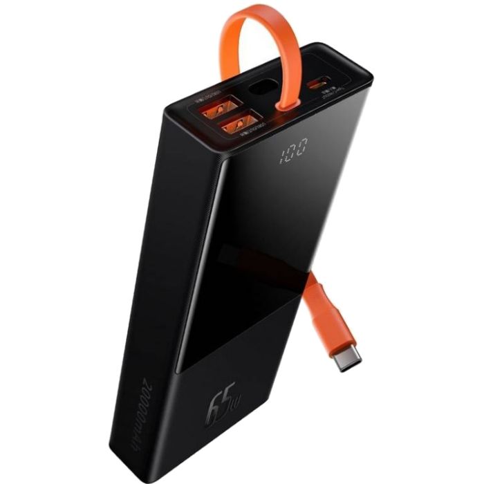 Baseus Elf Digital Display 20000 mAh 65W Black (PPJL000001)