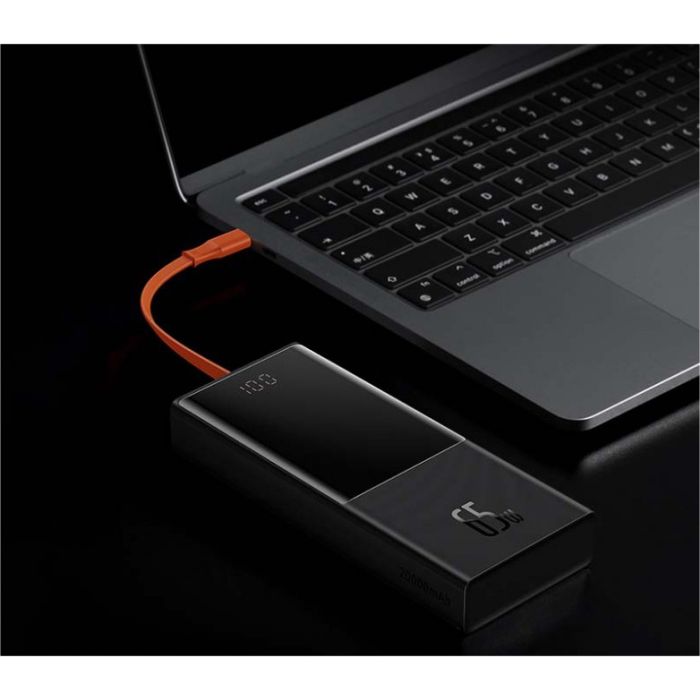 Baseus Elf Digital Display 20000 mAh 65W Black (PPJL000001)