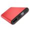 Hoco J68 (10000 mAh, 1USB + Micro + Type-C, 2A, LED дисплей) - червоний