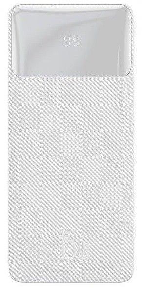 Повербанк Baseus Bipow Digital Display 20000mAh 15W White (PPBD050102)