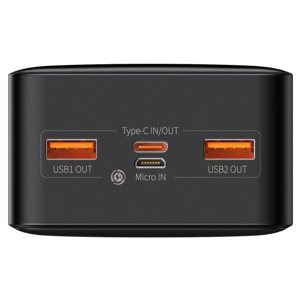 Baseus Bipow Digital Display 30000 mAh 20W Black (PPDML-N01)