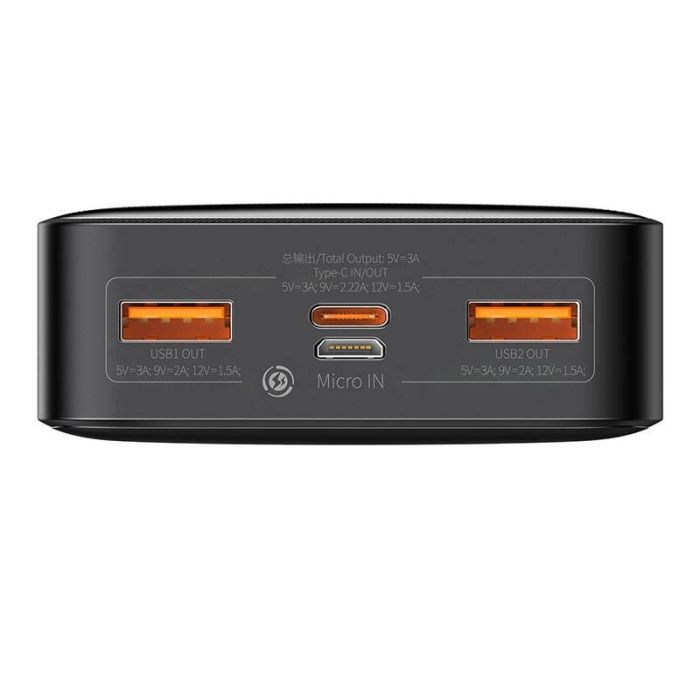 Baseus Bipow Digital Display 20000 mAh 20W Black (PPBD050501)