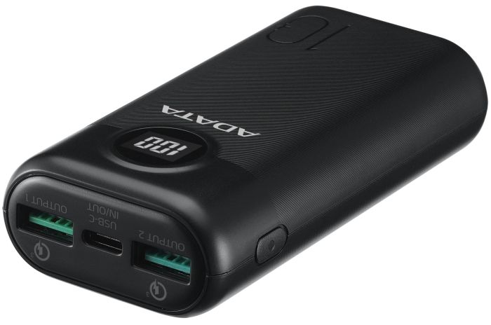 ADATA P10000QCD 10000 mAh Black (AP10000QCD-DGT-CBK)