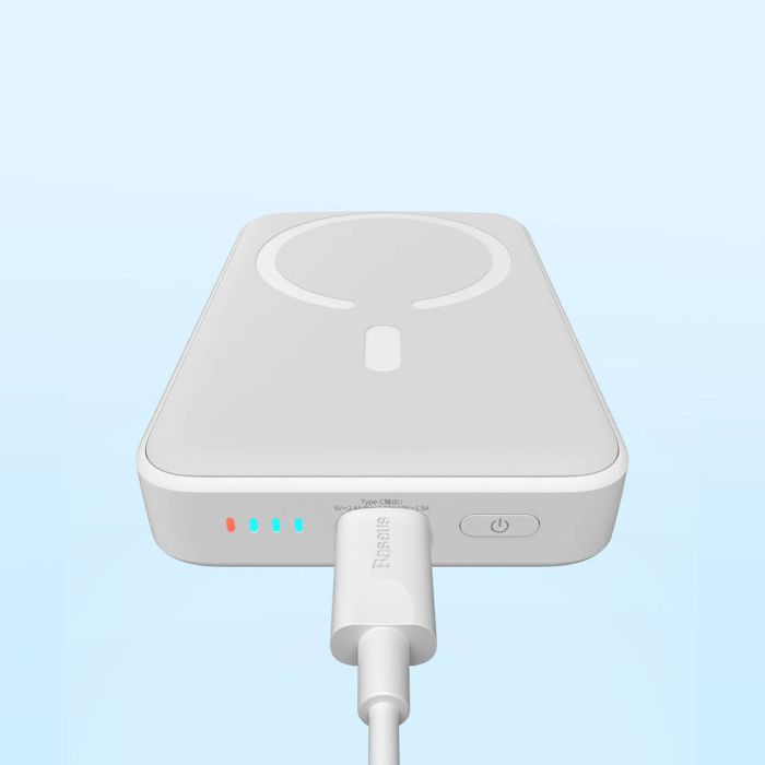 Baseus Magnetic Mini 10000 mAh 20W Швидка зарядка (PPCX030002) Білий