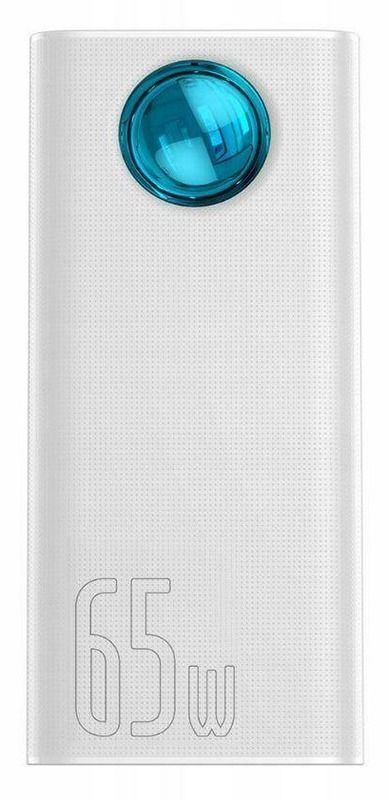 Baseus Amblight Digital Display Overseas 65W 30000mAh White (PPLG000102)